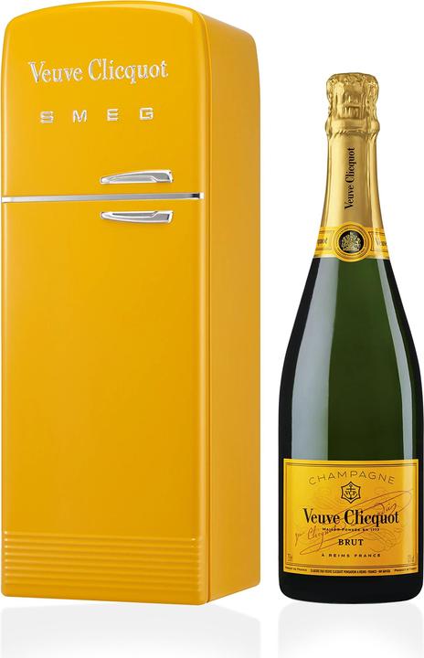 Actual product image Delicatessa Veuve Clicquot Brut Yellow Label SMEG Fridge (1 x 75 cl)