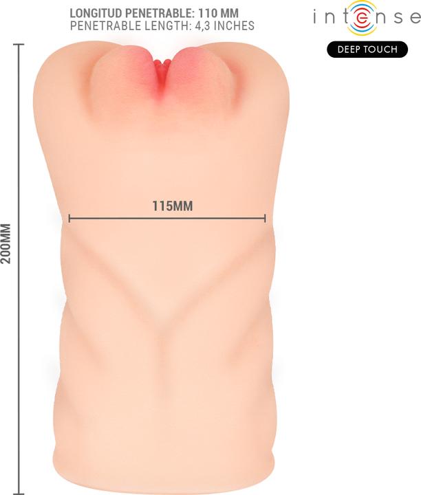 Actual product image Intense Deep Touch - Krista Vibrierender Stã–Hner-Vagina-Masturbator Mit Fernbedienung