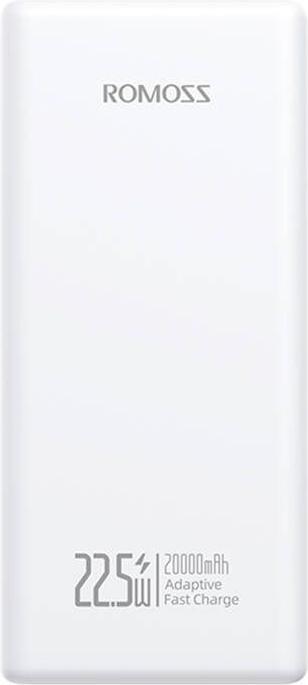 Romoss Powerbank PRC20 20000mAh 22.5W (white) (20000 mAh, 22.50 W, 74 Wh)