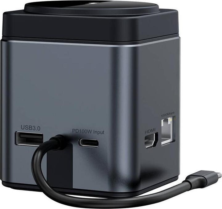 Actual product image BlitzWolf 9in1 docking station BW-TH17 + 15W charger (USB-C)