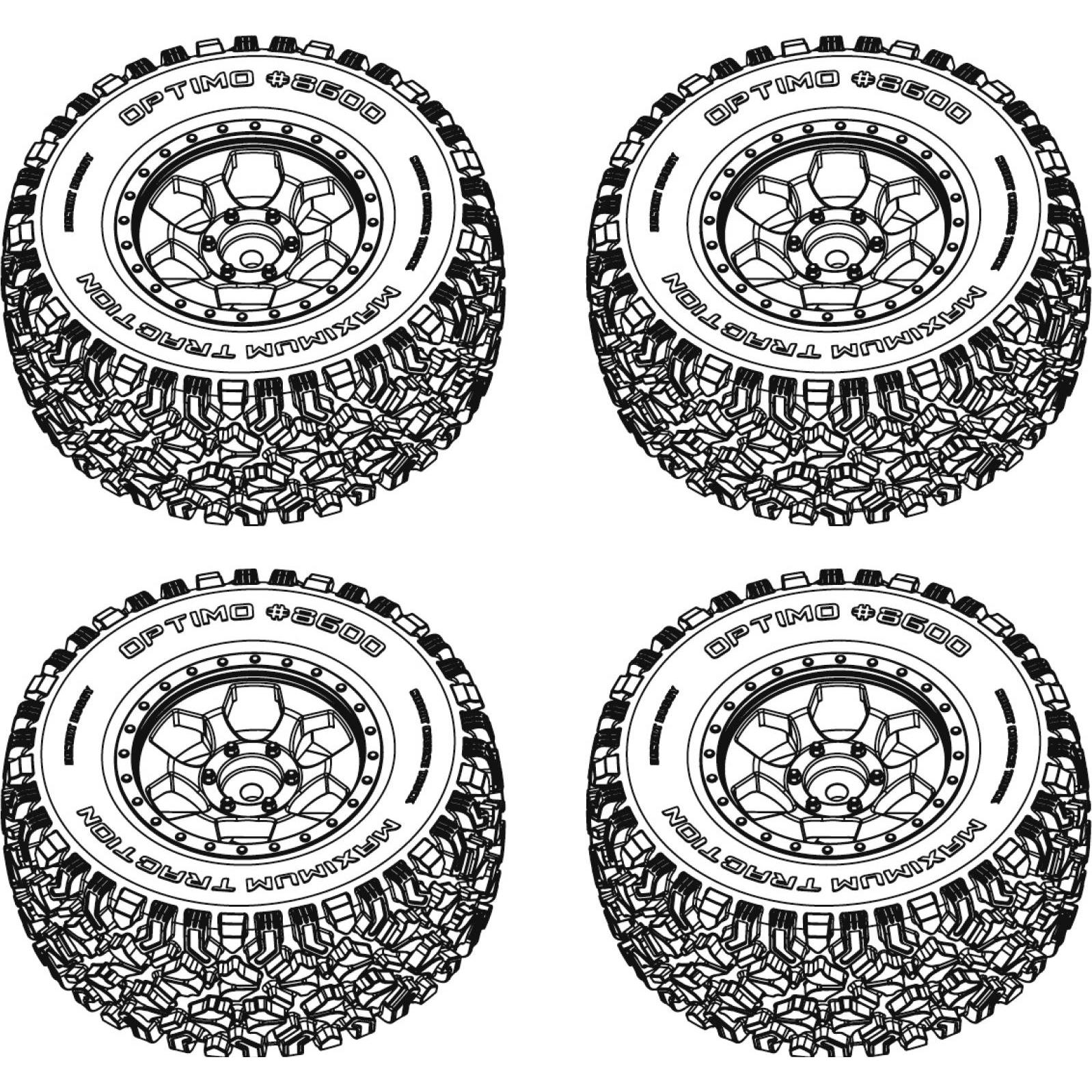 Carson Set di ruote Climb/Desseert Warrior 3.0 (4)