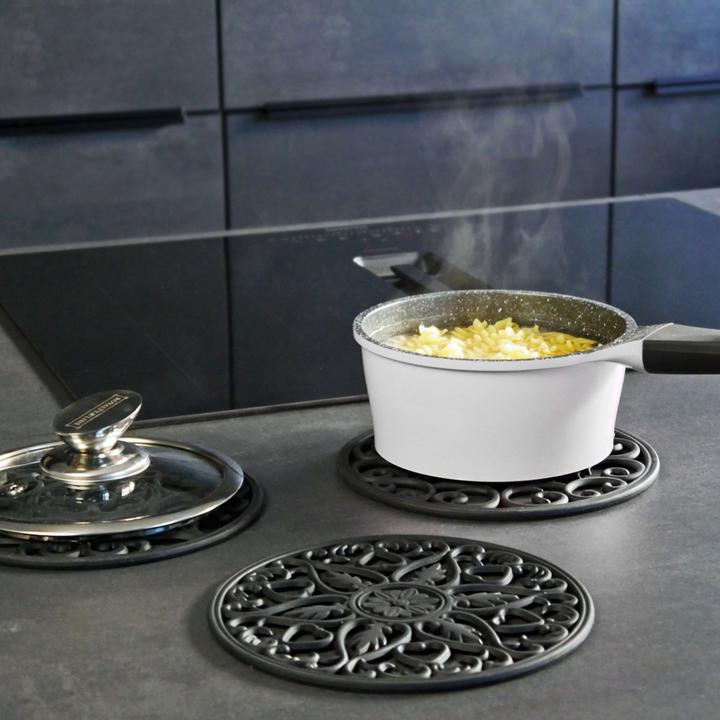 Actual product image Intirilife 3-piece coaster set (3 x, Pan coaster)