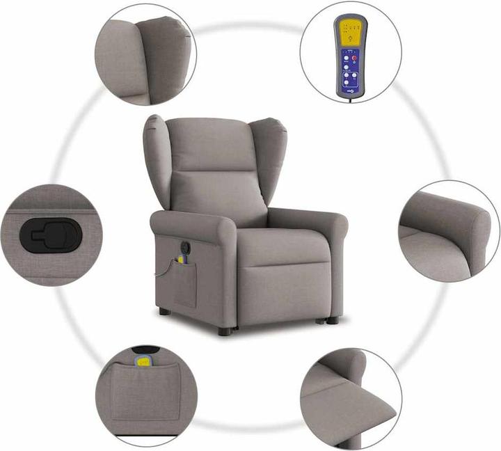 Image du produit vidaXL Massagesessel mit Aufstehhilfe