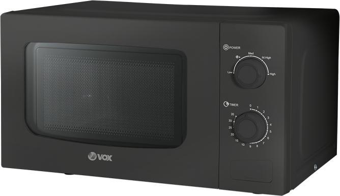 Productafbeelding Vox microvawe oven M30B (20 L, vermogen: 700 W, zwart).