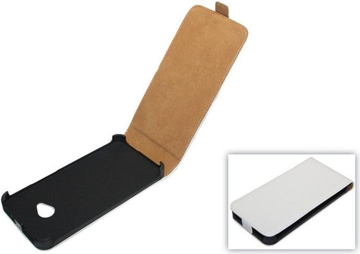 Actual product image König Design Mobile Phone Case (Flip Slim) HTC One M7 white (HTC One M7)