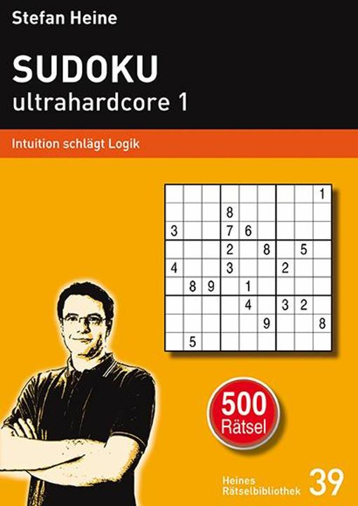 Produktbild SUDOKU ultrahardcore 1 (Deutsch, Stefan Heine, 2014)