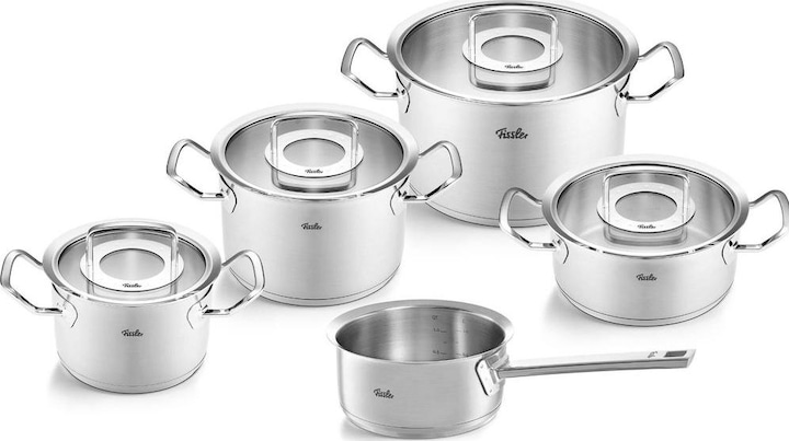 Fissler Profi Collection (24 cm, Pfannenset + Topfset, Edelstahl)