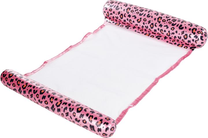 Swim Essentials Hamac à eau 1cm Rose Léopard