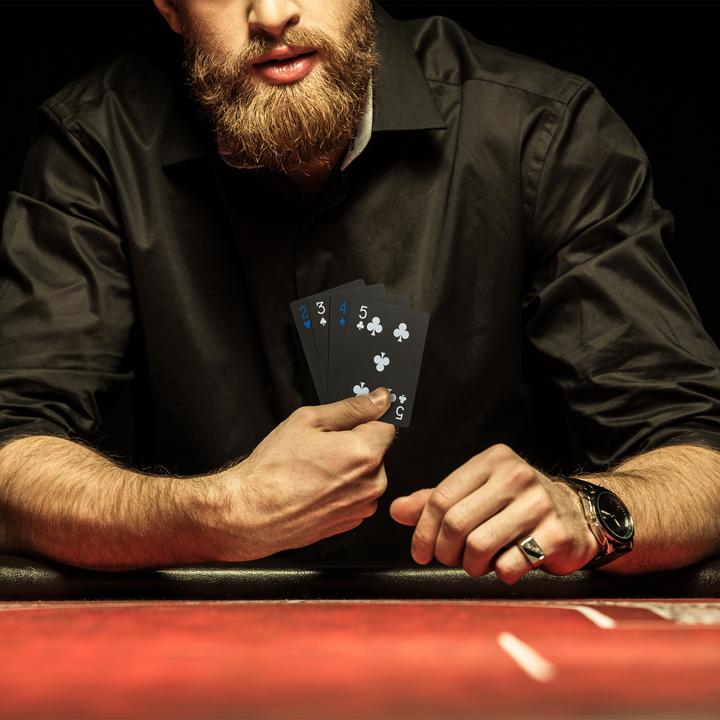 Produktbild Relaxdays Pokerkarten (Englisch, Deutsch, Französisch, Italienisch)