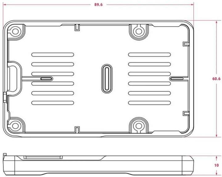 Actual product image Raspberry Pi Official Bumper Case for 5