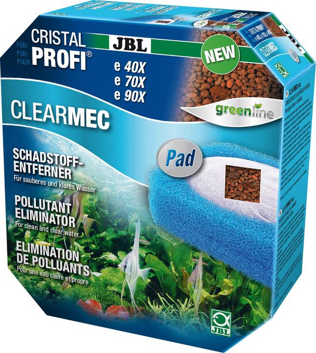 Immagine prodotto JBL Aquaristik und Terraristik ClearMEC plus Pad CristalProfi e401/e402/e701/e702/e901/e902 (0.50 l, Filtri esterni)