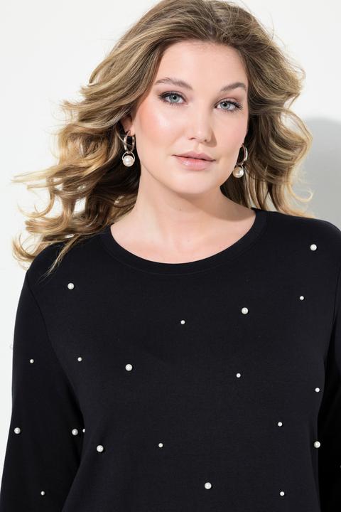 Produktbild Miamoda Sweatshirt, Zierperlen, Langarm (44)