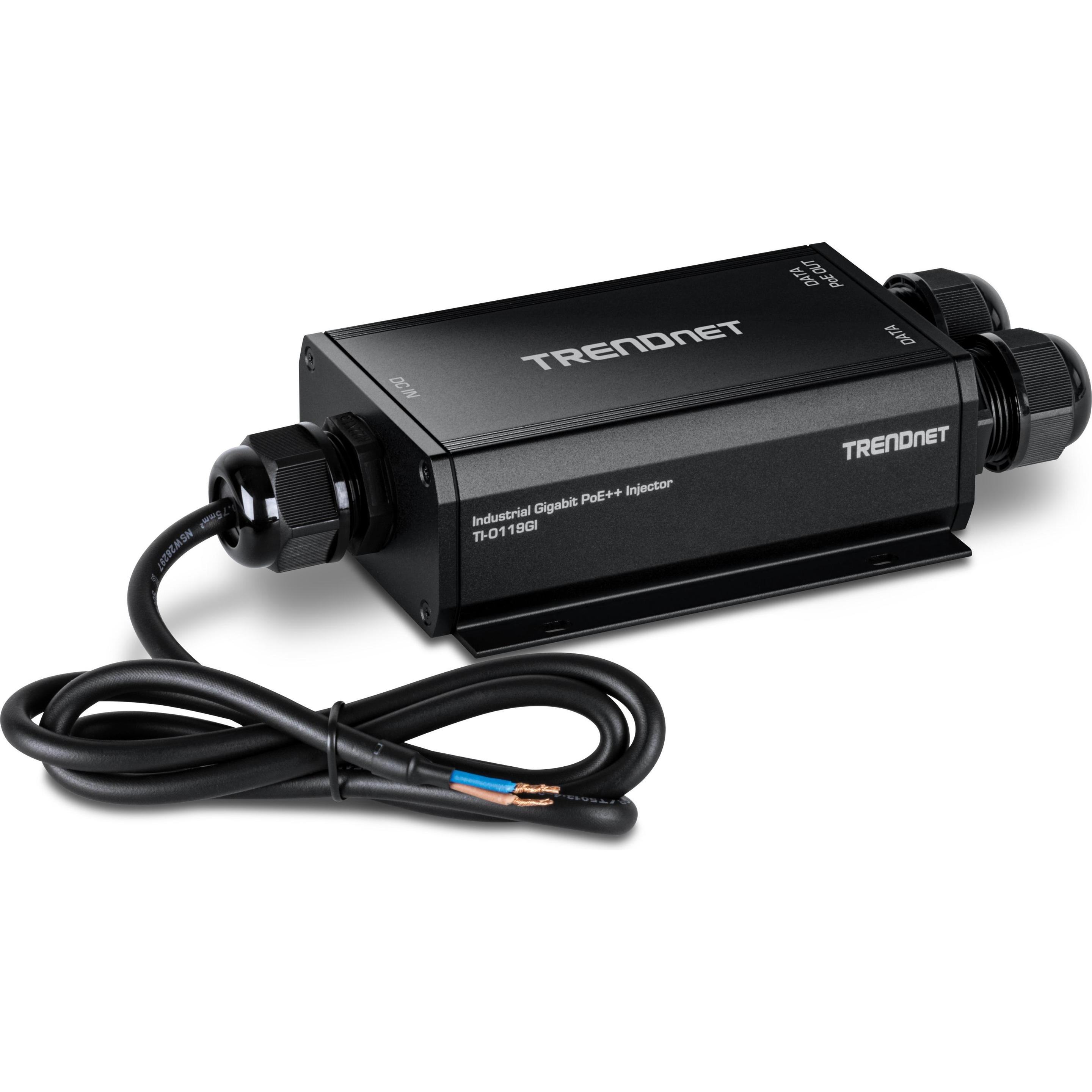 Trendnet IP67 OUTDOOR POE++ (802,3at (PoE+), 802.3af (PoE), 802.3bt (PoE+++), 95 W), Iniettore PoE
