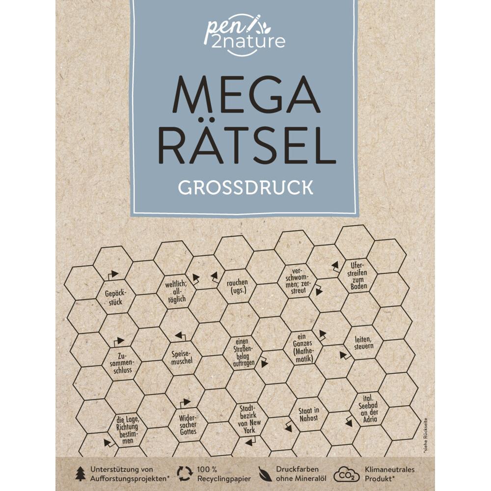 Mega-Rätsel Grossdruck, Ratgeber von pen2nature