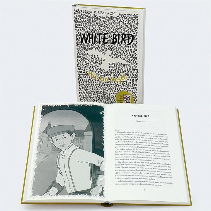 Produktbild White Bird - Wie ein Vogel (Deutsch, Erica S. Perl, R. J. Palacio, 2023)