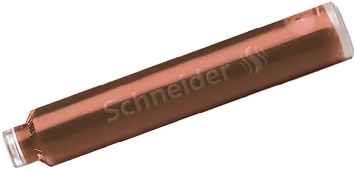 Actual product image Schneider Ink cartridge Callissima 6 pieces, Cognac (6 Piece, Brown)