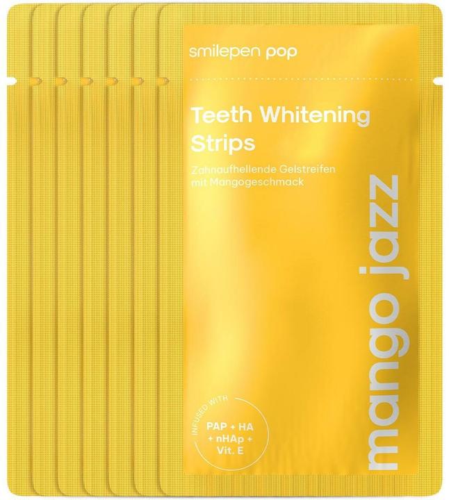 Immagine prodotto SmilePen Pop Strisce Sbiancanti Mango Jazz (Strisce)