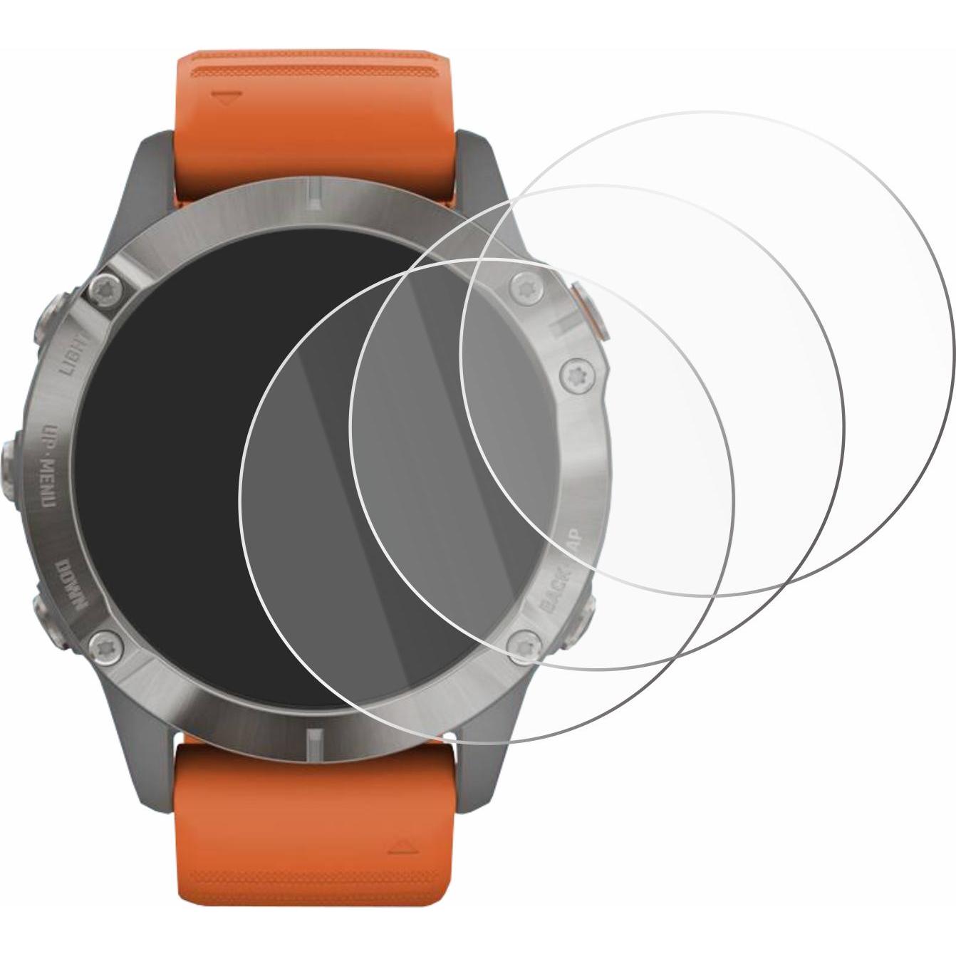 Thumbnail - Savvies Panzerglas Hartglas Displayschutz, Smartwatch Schutzfolie, Transparent