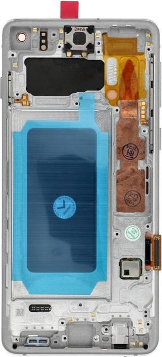 Productafbeelding FixCell LCD display! display LCD SAMSUNG S10 G973 with frame white (refub) (Scherm)