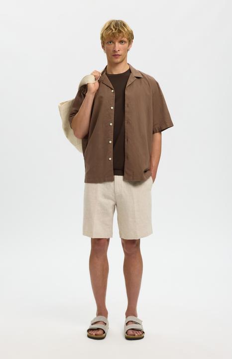 Image du produit Selected Regular Fit Shorts aus Leinengemisch (M)