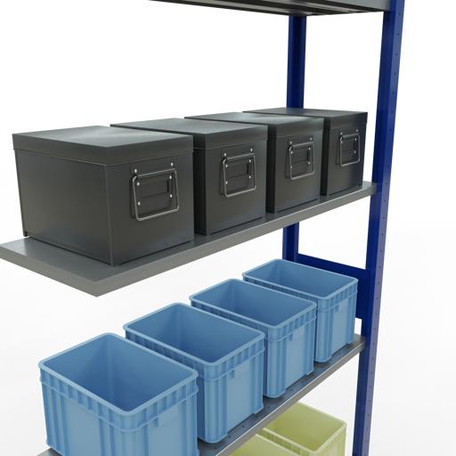 Image du produit Schulte Lagertechnik Système enfichable Élément suivant MULTIplus85 avec traverse de longueur