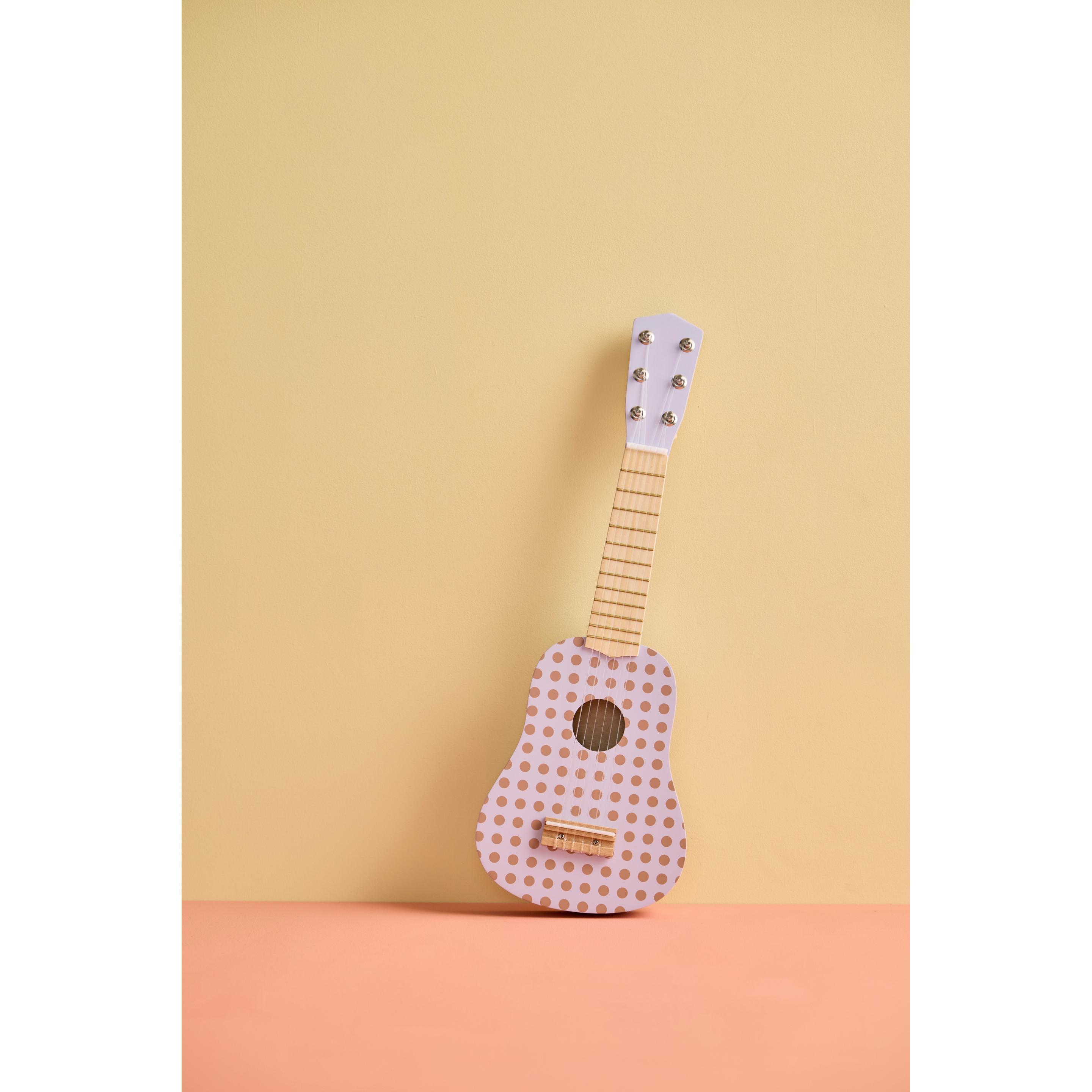 Thumbnail - Kids Concept Gitarre mit lila Punktmuster