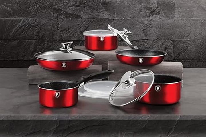 Image du produit BerlingerHaus GRANITE POT SET Click & Cook BH-1674 (Set de poêles + casseroles)