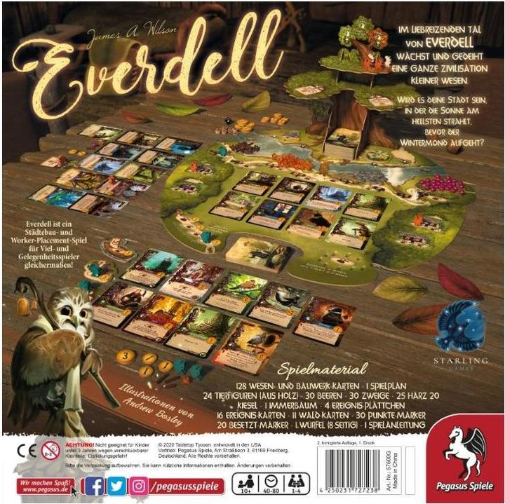 Actual product image Pegasus Everdell (German, 1 - 4 Players)