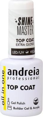 Actual product image Andreia Gel Polish Top Coat Hard Gloss 105ml (5603927887850, Top coat)