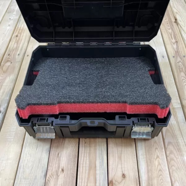 Produktbild LeanCraft Werkzeugkastenschaum Tstak, graphitrot, LeanFoam