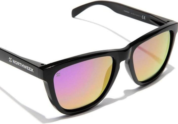 Actual product image Northweek Unisex sunglasses Regular Ø 55.7 mm Purple Black