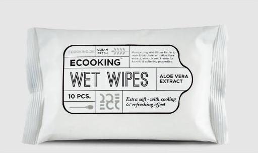 Actual product image Ecooking Aloe Vera Extract For Face (Facial cleansing wipes)