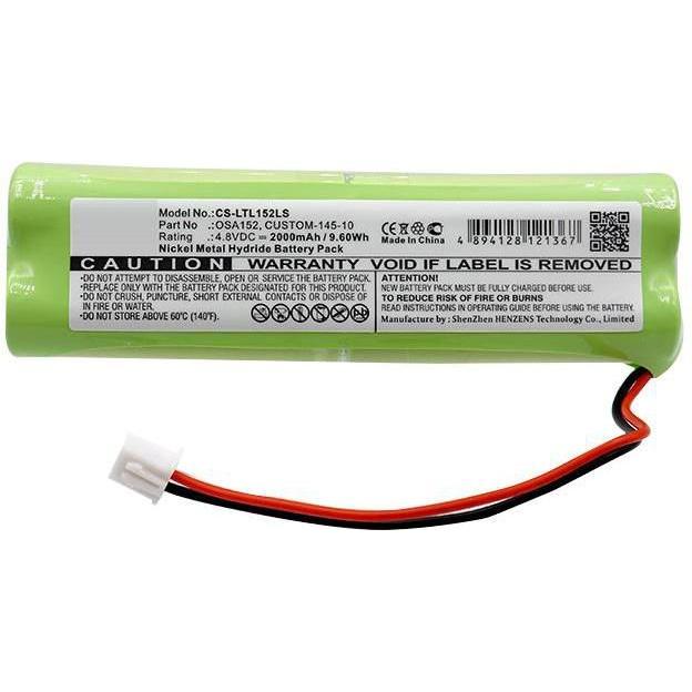 CoreParts Battery for Emergency Lighting (1 Stk., Gerätespezifisch, 2000 mAh), Batterien + Akkus