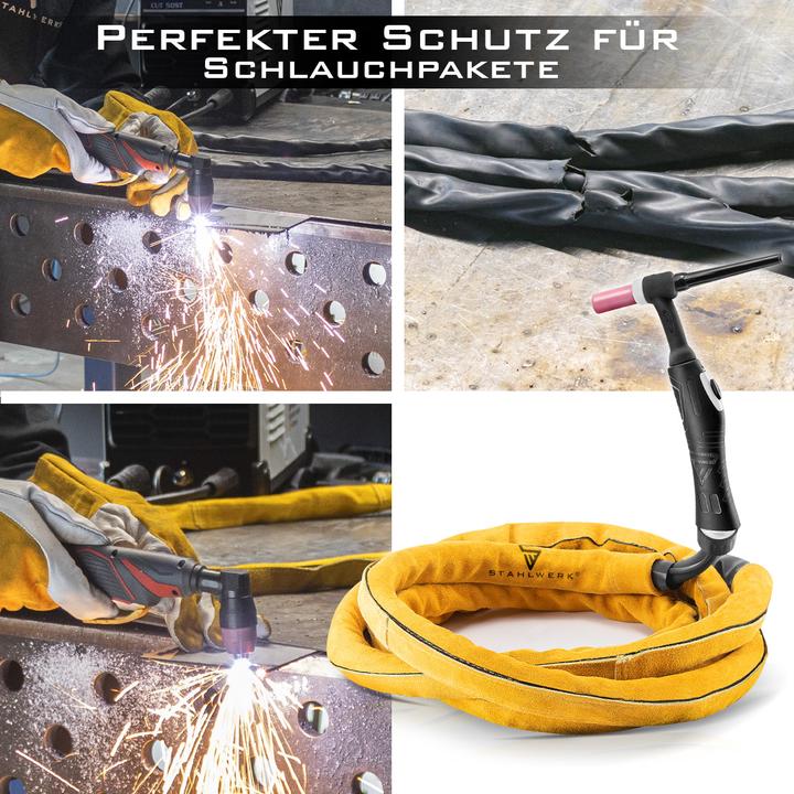 Produktbild Stahlwerk Schutzschlauch Flexhülle 5m Schlauchpakete Leder WIG MIG MAG Plasma