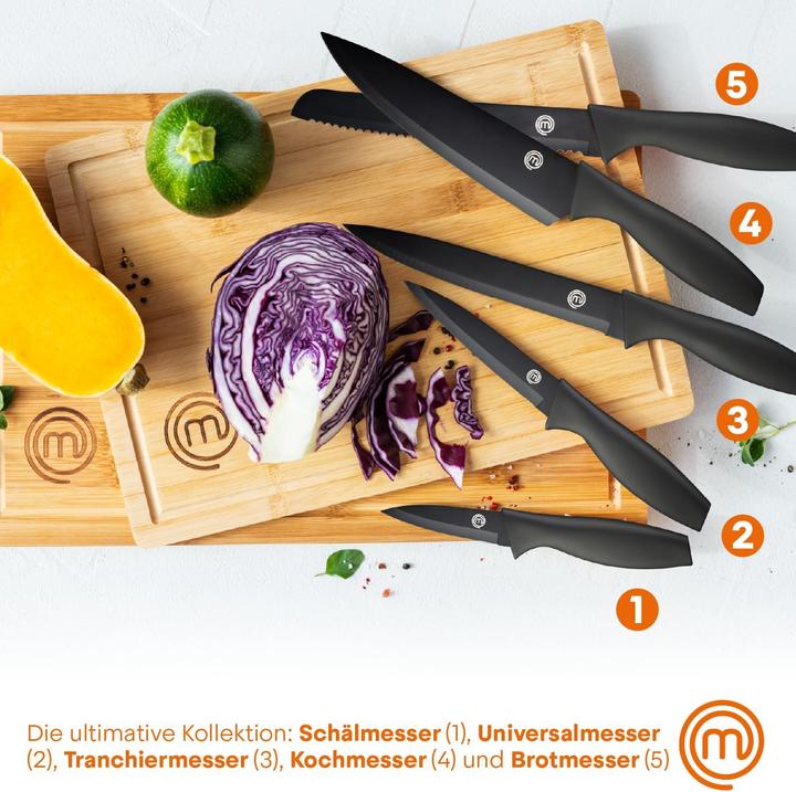 Image du produit Masterchef Set de couteaux de cuisine