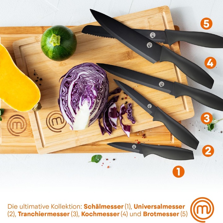 Actual product image Masterchef Kitchen knife set