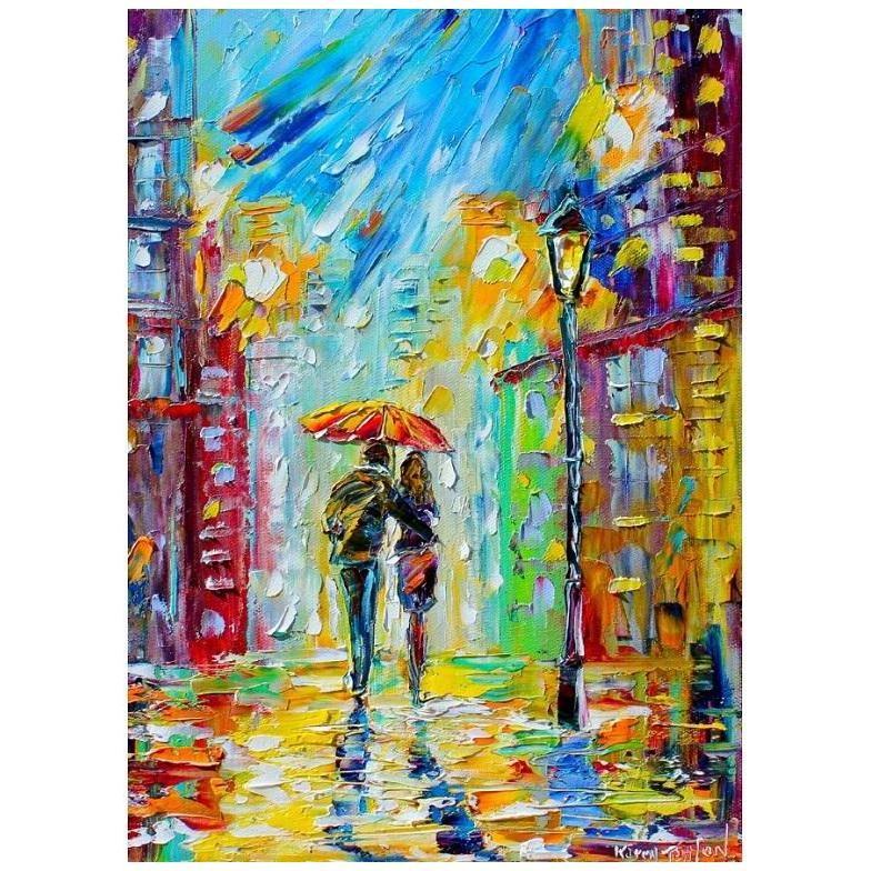 Thumbnail - Enjoy Puzzle ENJOY-1431 - Rainy Romance in the City, Puzzle, 1000 Teile (1000 Teile)