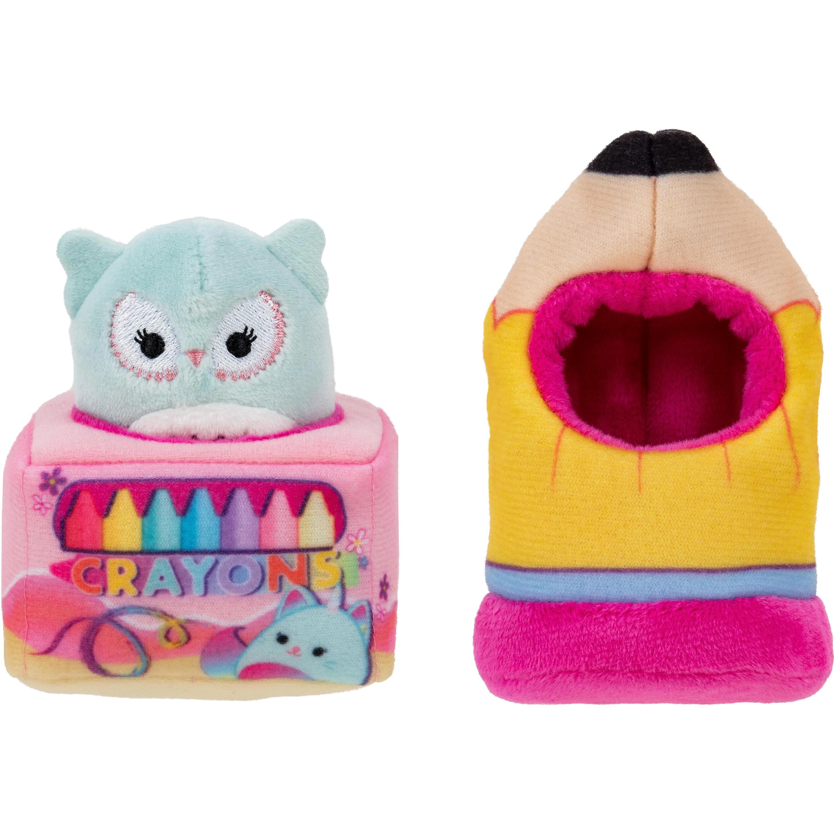 Squishmallows Squishville - Set di accessori - Studente stellare