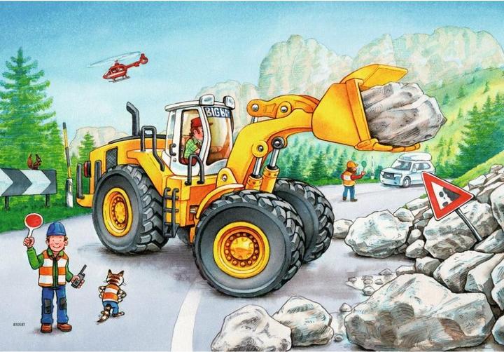 Actual product image Ravensburger Excavator and forest tractor (24 pieces)
