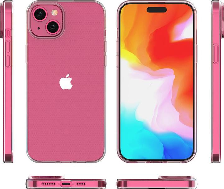 Produktbild Hurtel iPhone 15 Plus case from the Ultra Clear series in transparent color (Apple iPhone 15 Plus)