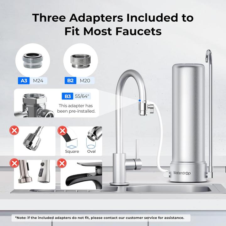 Immagine prodotto Waterdrop 5-Stufiger Auftisch-Wasserfilter