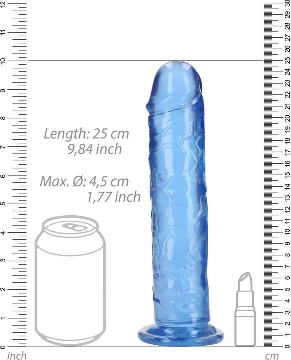 Actual product image RealRock Straight Realistic Dildo Suction Cup - 9" / 23