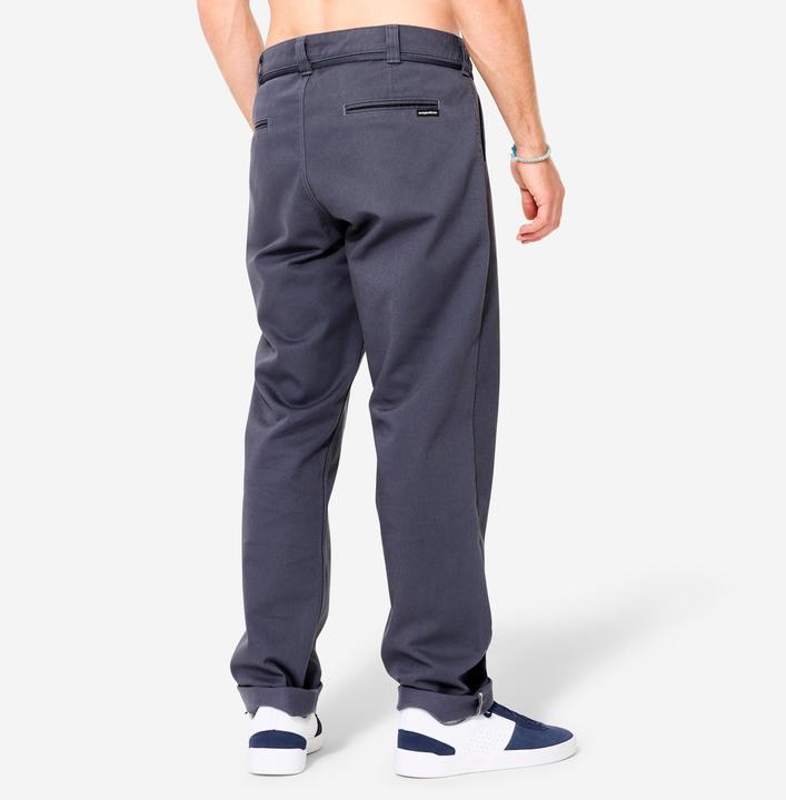 Actual product image Oxelo Hose Chino Skateboarding - CN500 Heavy grau (S)