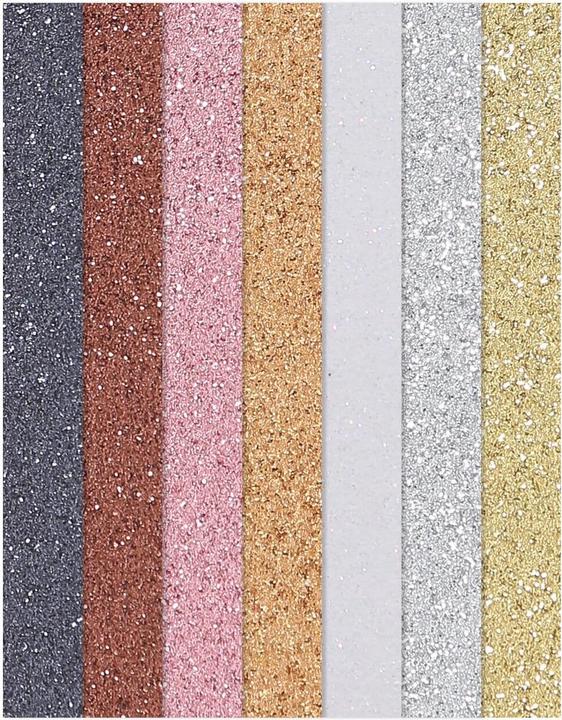 Image du produit I Am Creative Glitterpapier Set (100 g/m², 10 x)