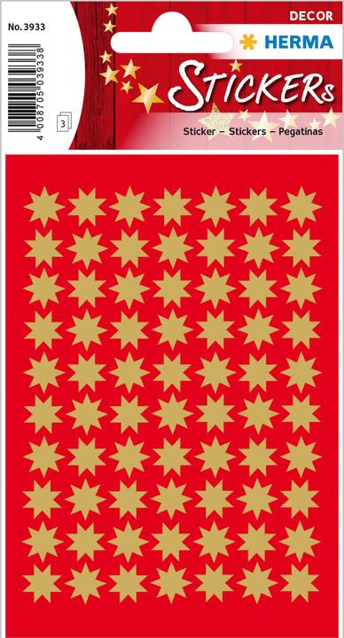Produktbild HERMA Sticker Sterne (210 Sticker)