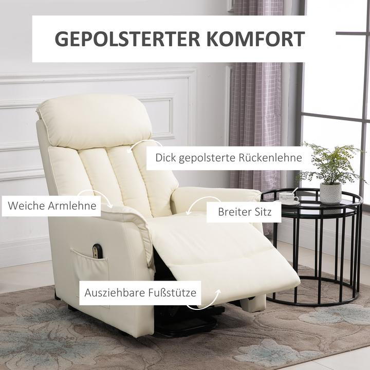 Image du produit Homcom Fauteuil de télévision avec fonction d'élévation