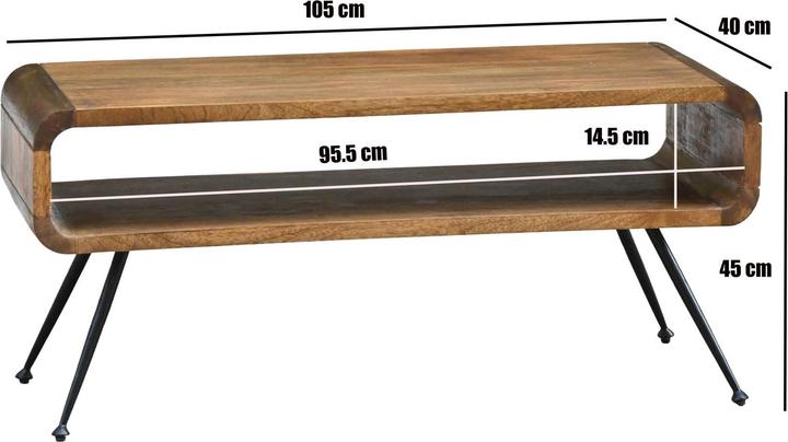 Image du produit Wohnling Mango (105 x 40 x 45 cm)