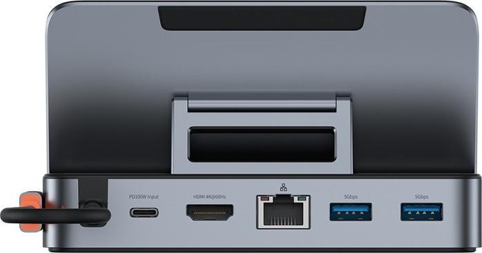 Image du produit Baseus Steam Deck 6in1 Adaptateur USB-C HUB (USB-C, 8.60 cm)