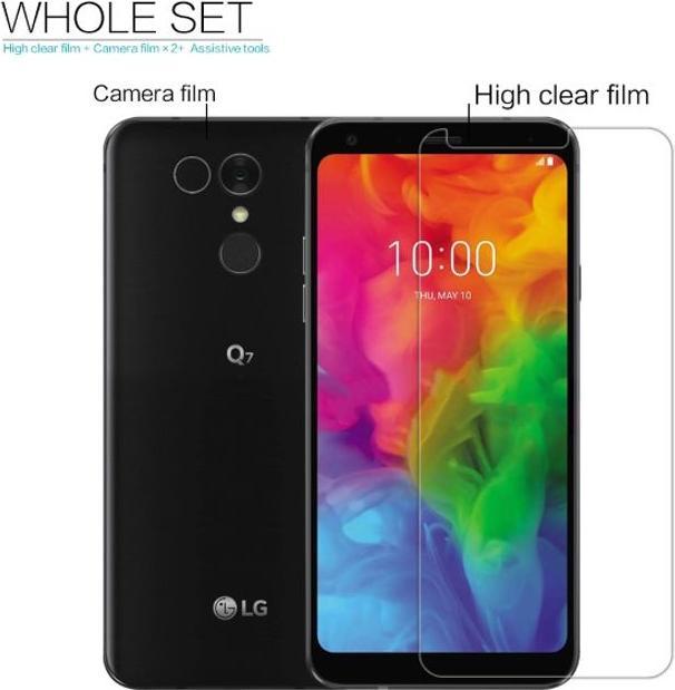Actual product image Nillkin Super Clear Series Protective Film (1 Piece, LG Q7)