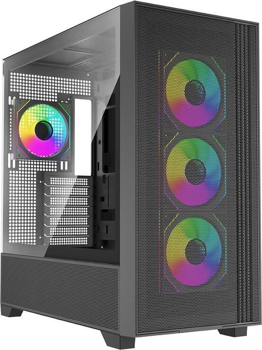 Xilence Flux X916.ARGB (schwarz, Tempered Glass) (ATX, mATX, Mini-ITX)